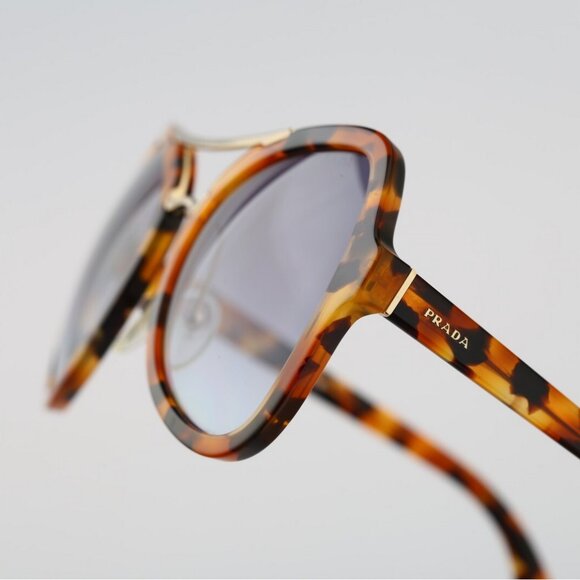 NWOT Prada Spotted Havana Tortoise Butterfly Blue Gradient Sunglasses main image 9
